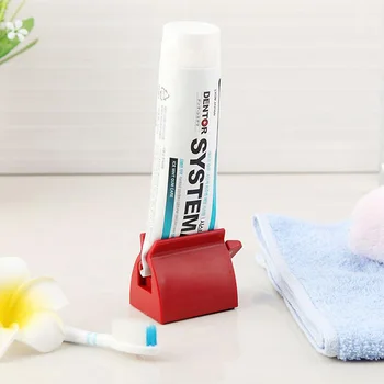 

Home Plastic Toothpaste Tube Squeezer Easy Dispenser Rolling Holder Bathroom Supply Tooth Cleaning Accessories 2