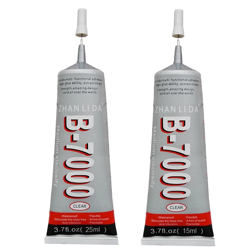 15ML/25ML Upgrade Multi-Purpose Strong Adhesive Super B7000 Shell Rhinestone Waterproof Super Glue For Phone Case Watch Repair afbeelding
