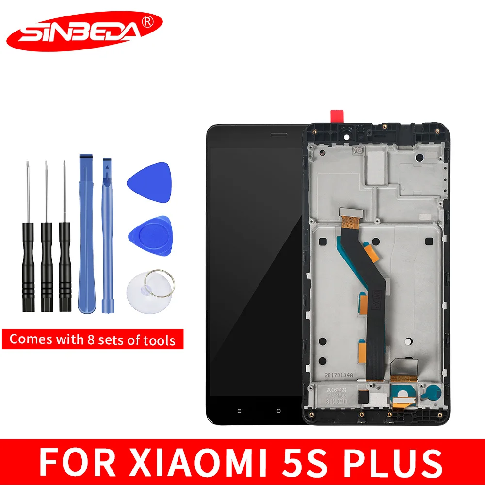 Оригинальный ЖК дисплей 5 7 дюйма для Xiaomi Mi5S Plus сенсорный экран дигитайзер в сборе