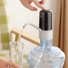 Домашний бесшумный насос с usb зарядкой, портативный, для бутылок, для офиса, маленький галлон, диспенсер для воды, электрический, автоматический, аксессуары