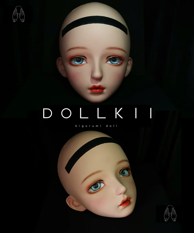 Dollkii 14) Женская Девушка кремнезема Косплей BJD переодевание кигуруми Голова маска Аниме ролевые игры вечерние Трансвестит кукольная маска