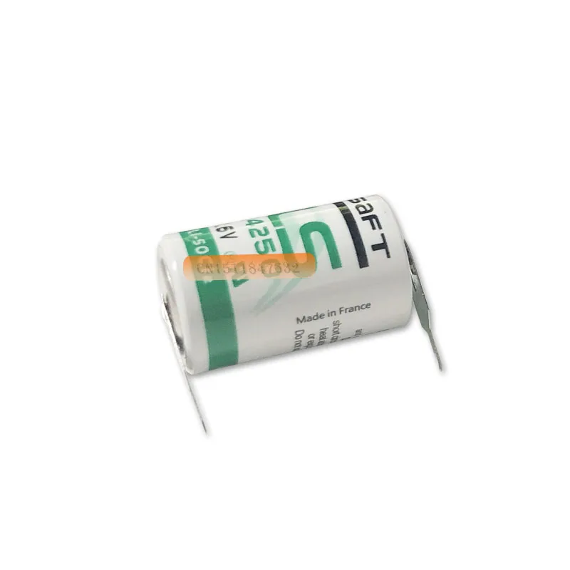 2 шт./лот SAFT LS 14250 LS14250 1/2 AA 1/2AA 3,6 V 1250mAh литиевая батарея plc с контактами