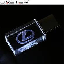 JASTER lexus кристалл+ металл USB флэш накопитель флешки 4 ГБ 8 16 32 64 128 Внешняя память stick u диск