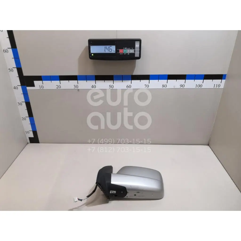 Зеркало левое электрическое, состояние – Б/У,, для Nissan X-Trail(T30) K6302EQ410 5 КОНТАКТОВ K6302EQ410