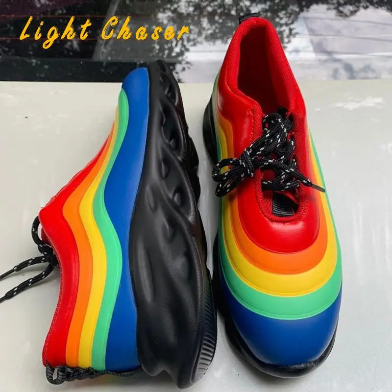 Autumn Sneakers Woman Lace Up Breathable Casual Female Shoe Comfort Candy Color Solid Ladies Plus Size 42 43 Women's Flats Shoes