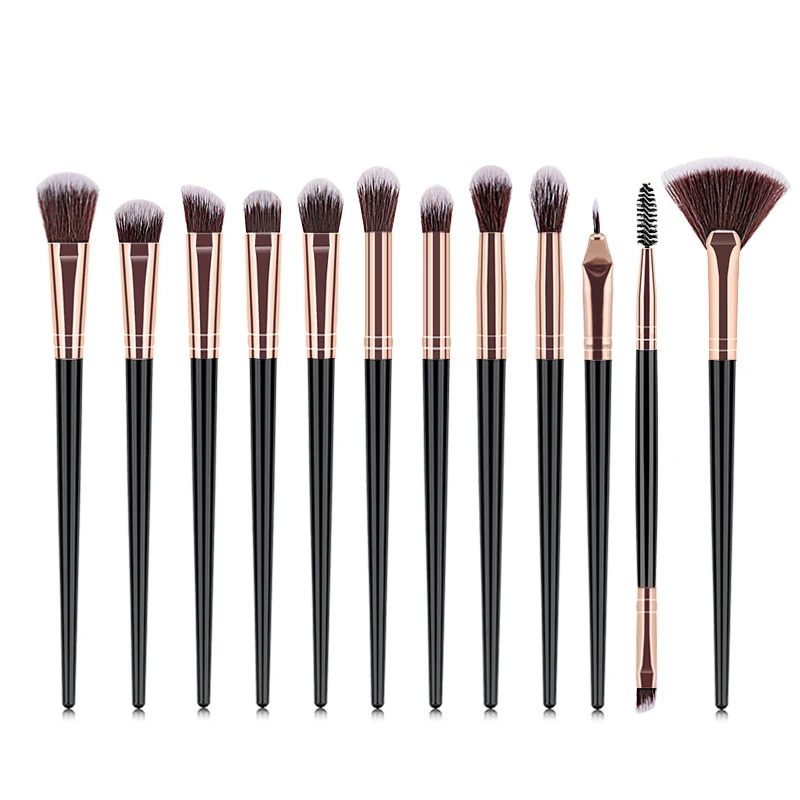 Hot 12pcs Makeup Brushes Set Eye Shadow Foundation Powder Eyeliner Eyelash Cosmetict Makeup for Face Make Up Brush Beauty Tools 3