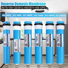 Casa cozinha osmose reversa ro membrana substituição sistema de água filtro purificador água potável tratamento 50/75/100/125gpd