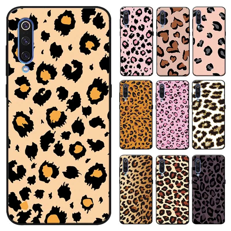 

For samsung galaxy a50 a70 a30 a40 a20 s8 s9 s10 plus Soft silicone Cover Phone Case leopard print