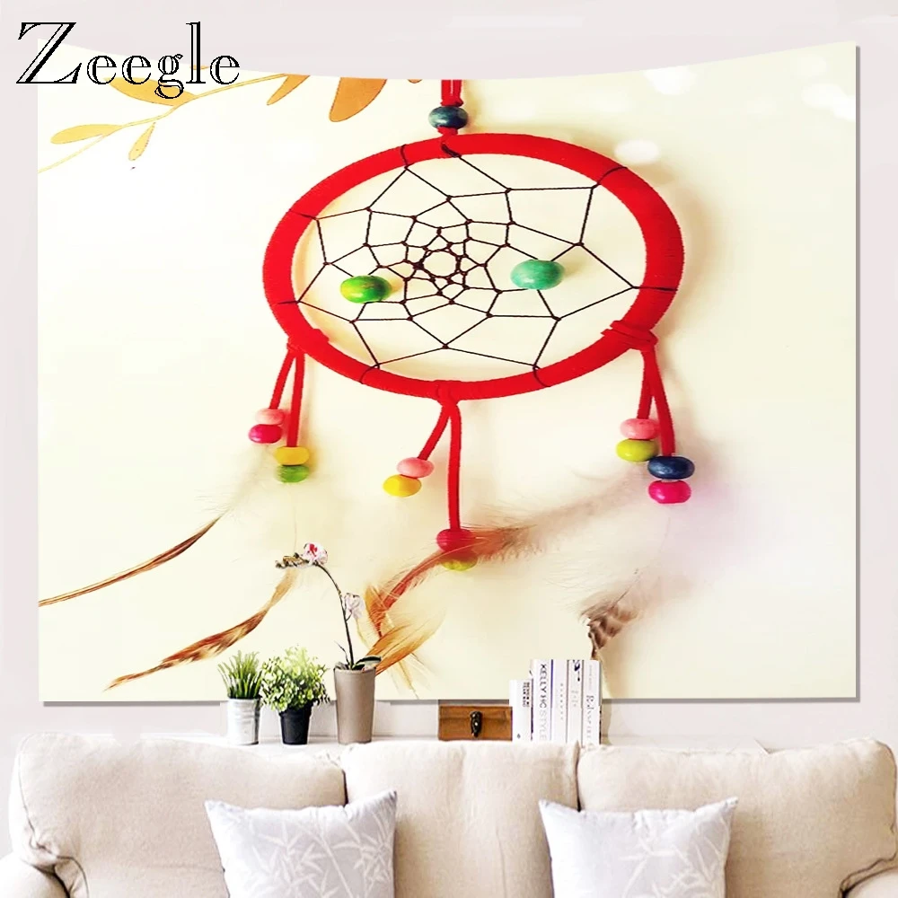 Zeegle Wall Hanging Hippie Witchcraft Picnic Blanket Beach Towel Creative Tableclothes Bedspread Mat Printed 3D Printed Tapestry