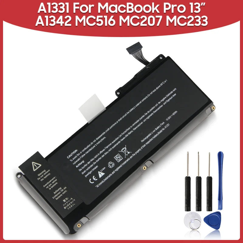 

Original Replacement Battery 60Wh A1331 For MacBook Pro 13 inch A1342 MC516 MC207 MC233 Laptop Batteries