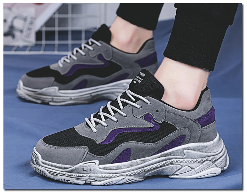Diwaniya Four Seasons Youth Fashion Trend Shoes Men Casual Ins Hot Sell Sneakers Men New Colorful Dad Shoes Male Big Size 36-45