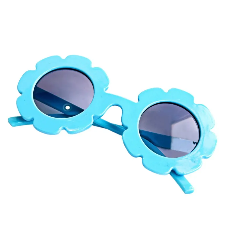 L Ретро очки детские солнцезащитные очки Круглые Цветочные Gafas Детские уличные спортивные солнцезащитные очки для девочек и мальчиков - Цвет линз: L