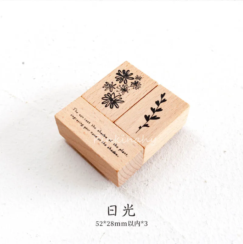 Винтажная английская поэзия декоративные растения штамп DIY деревянный резиновый штамп для скрапбукинга канцелярские принадлежности Скрапбукинг Стандартный штамп - Цвет: 2