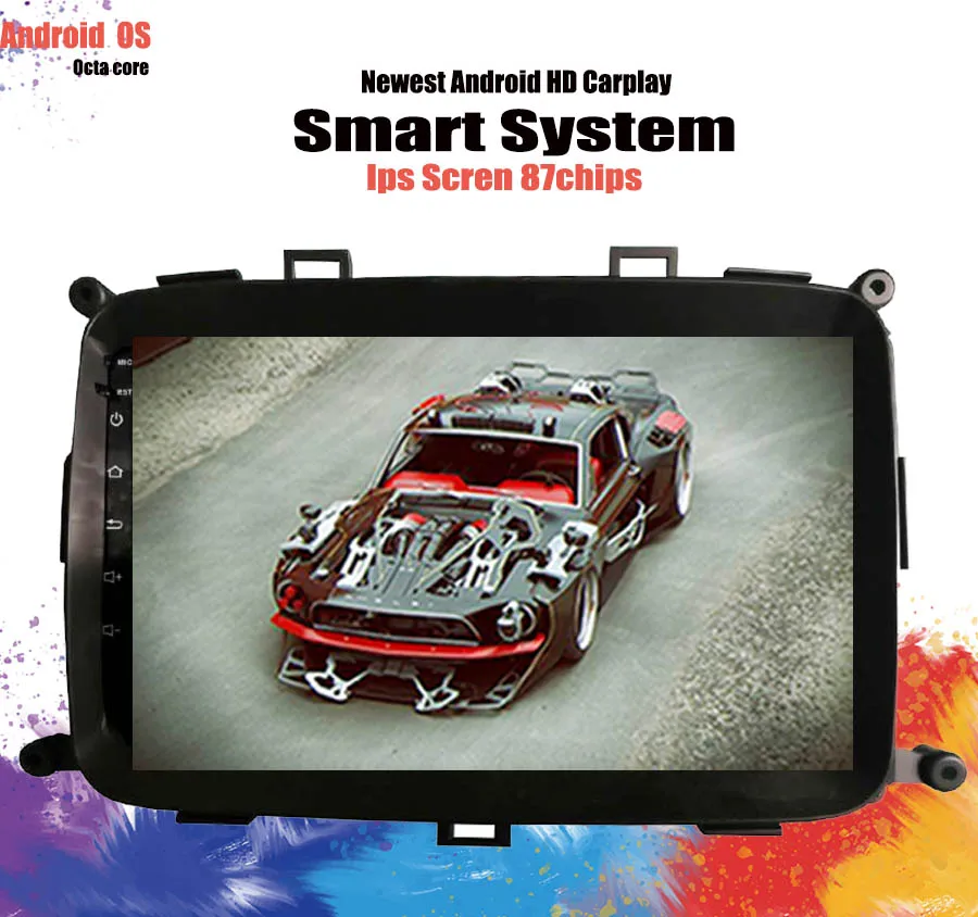 

Octa Core 1024*600 Android 9.1 64G Fit KIA CARENS 2013 2014 2015 2016 2017 2018 Car DVD Player Navigation GPS 4G Radio Head UNIT