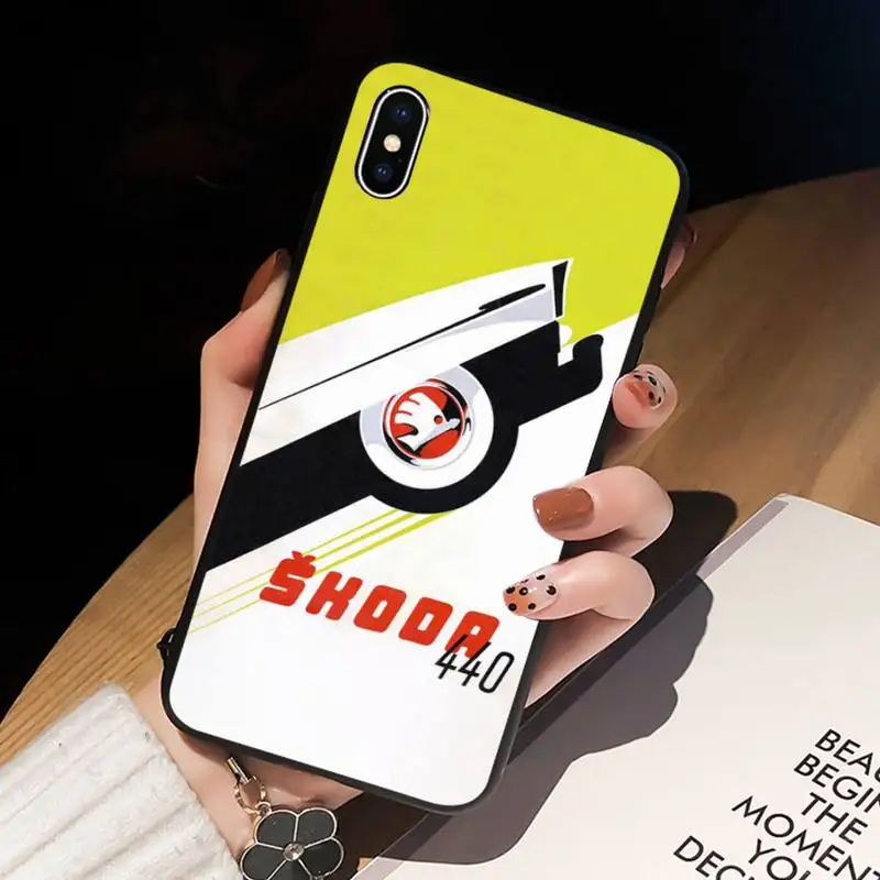 Skoda car Phone Case For iPhone 12 Mini 11 Pro XS Max X XR 7 8 Plus Soft TPU Back Cover phone cases for iphone 11 Pro Max 