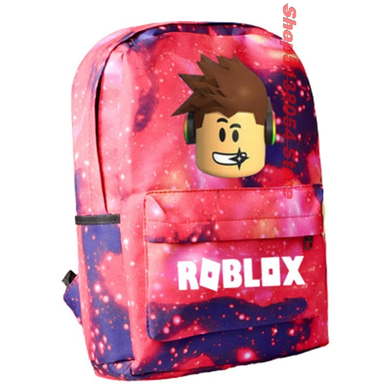 ROBLOX рюкзак для подростков мальчиков sac a dos детские сумки детские школьные сумки Дорожная сумка через плечо - Цвет: B