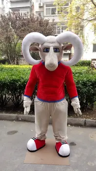 

New Bighorn Mascot Costume Suit Cosplay Party Game Dress Outfit Halloween Adult News Cosplay Unisex Hallowen Gift