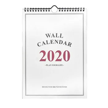 

1pc 2020 Calendar Monthly Hand Painted Hanging Creative Calendars Memo Calendar Wall Calendar for Office