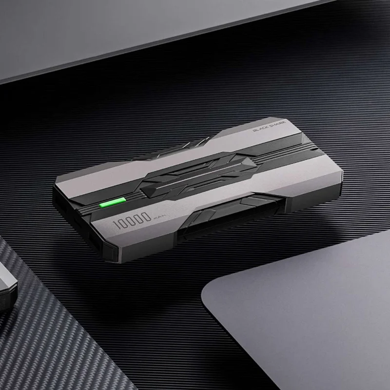 Original Xiaomi Black Shark two-way fast charging power bank One input and three output 18W two-way fast charge Armor design Original Xiaomi Black Shark two-way fast charging power bank One input and three output 18W two-way fast charge Armor design