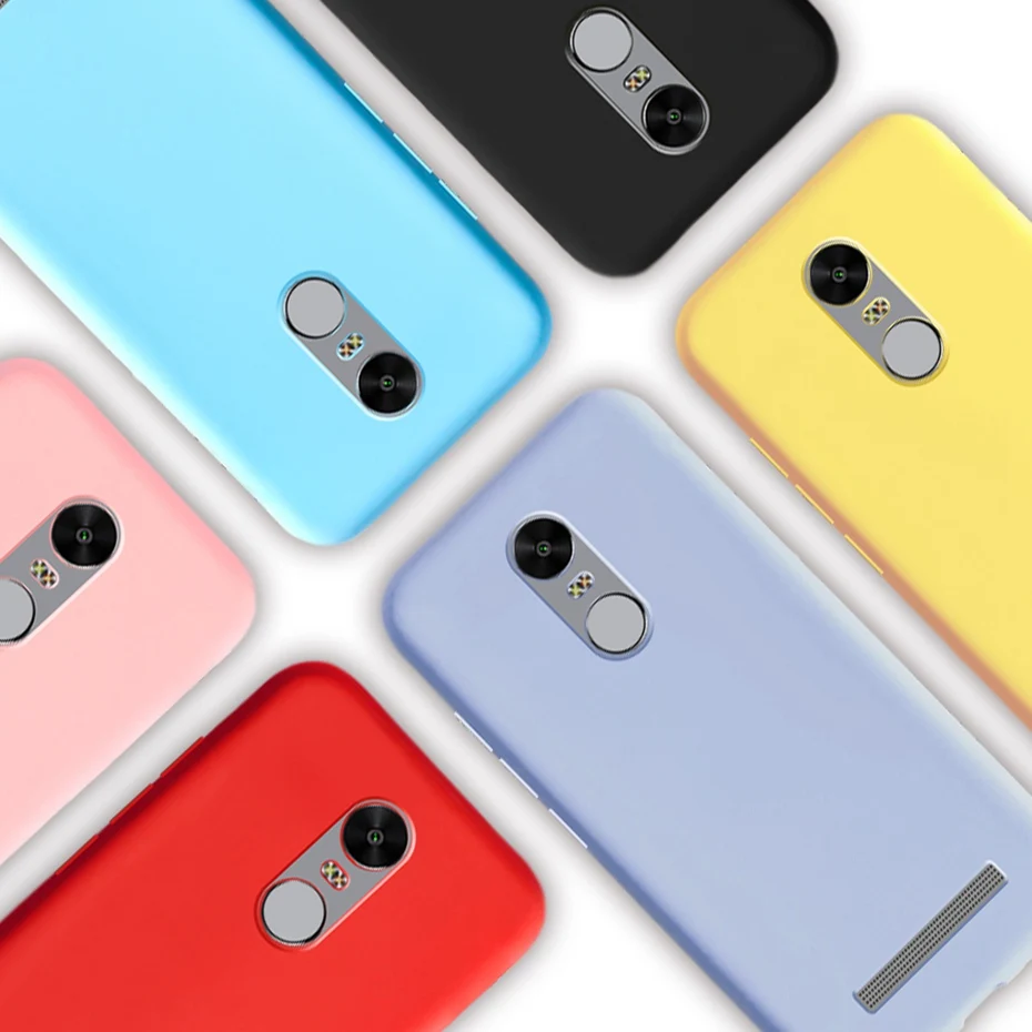 Чехол накладка для Xiaomi Redmi Note 3 Pro однотонный Мягкий силиконовый чехол 150 мм из ТПУ
