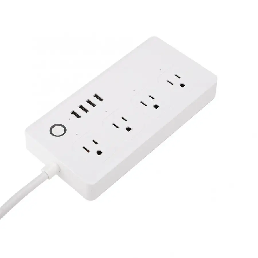 Wifi Smart power 4 USB удлинитель поддержка мобильного телефона ПРИЛОЖЕНИЕ дистанционное управление с функцией синхронизации/обратного отсчета США Разъем 100-240 В