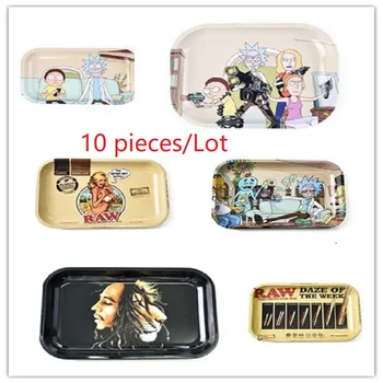 

10 pieces Smoke plate Rolling Papers Cigarette Smoke Smoking Accessories Tool Tobacco Storage Plate Discs for Herb Grinder 27x16