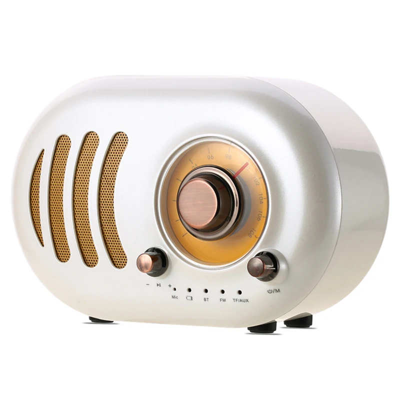 FFYY-remax Hifi Ретро Радио Bluetooth динамик портативный мини-динамик Поддержка Tf карты воспроизведения Fm радио громкой связи телефон ПК беспроводной Sp