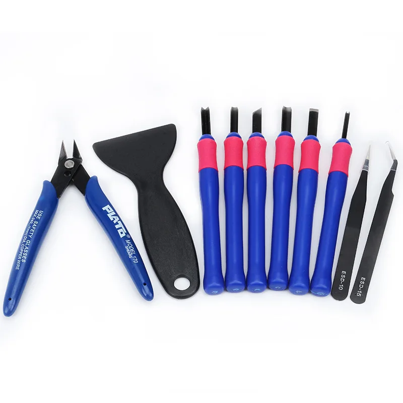 

Dotbit 3D Printer Accessory Cutting Pliers Blade Tweezers Print-Piece Repair Knife 10 Pieces Cross Border Supply