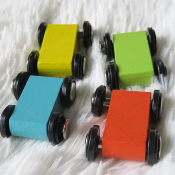 

Wooden children's slide car trolley track slide slide car inertia pull glider toy car trolley