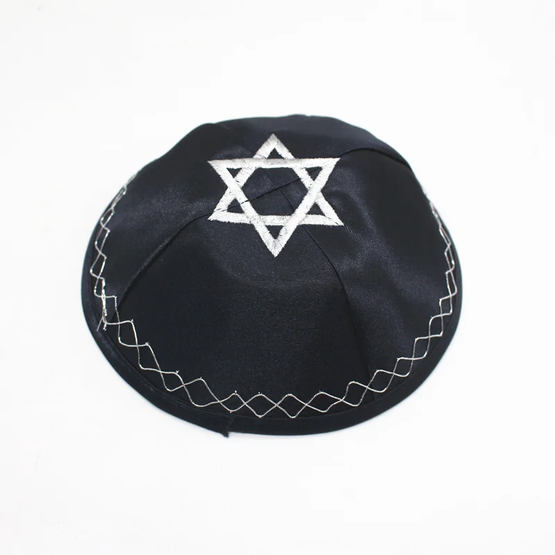 Jewish Kippah Hat Yarmulke Kippot Kipa David star