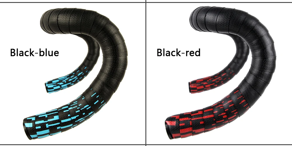 Professional Road Racing Bike Handlebar Tape Strap Belt Anti-slip Tape w/2 Plugs