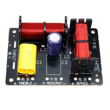 3 способ дистрибьютора KTV индуктивность звук аудио сценический домашний ВЧ СЧ бас динамик кроссовер разделитель частоты печатная плата