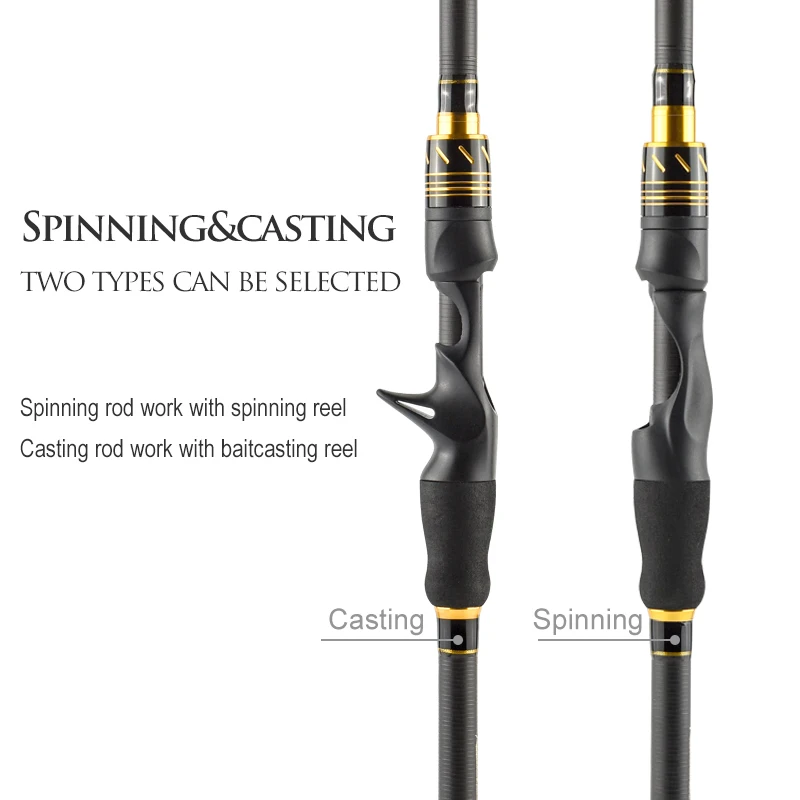 Linnhue-vara de pesca tipo spinning, material giratório, leve, para pesca  em viagem, 5-35g, 8g, 7 seções, equipamento de pesca, 1.8m, 2.1m -  AliExpress