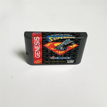 

The Death and Return of Superman - 16 Bit MD Game Card for Sega Megadrive Genesis Video Game Console Cartridge