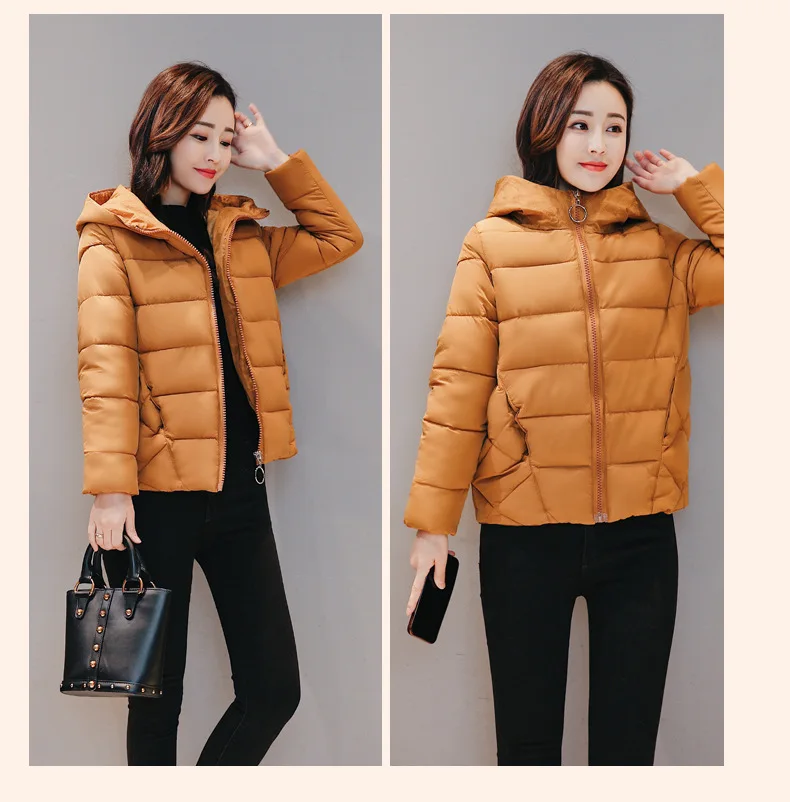 

2019 Winter New Style Plus-sized Large Size Hooded Cotton-padded Clothes Cotton Coat Loose-Fit Slimming Fat Mm Cotton Jacket War