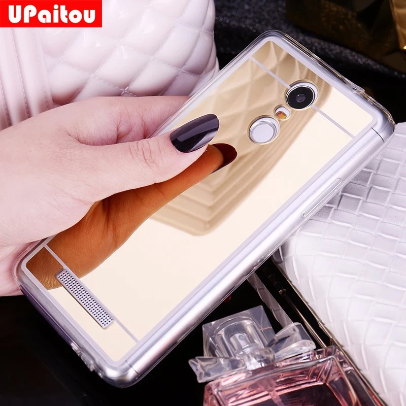 UPaitou Mirror TPU Case For Xiaomi Redmi 4A 3S Y1 S5 Note 5A 4 4X 3 Pro Prime Mi 8 SE Max 2 2S 5X A1 Mix 6 6X 5 5C 5S Plus Cover | Мобильные