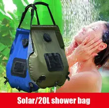 Bath Bags Hot Water Bottle Portable Bath Water Storage Bag 20L Pvc with Plastic Handle Closed Lock Design Water Inlet