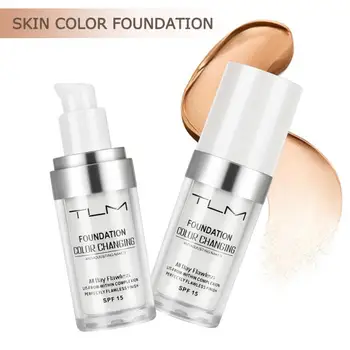 

30ml Foundation Cream Hydrating Makeup Coverage Base Primer Temperature Change Complexion Liquid Concealer TSLM1