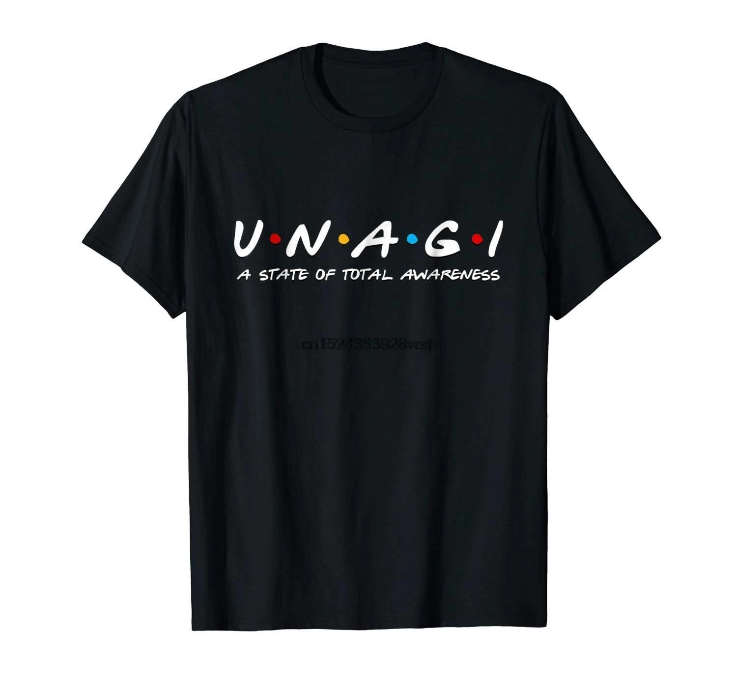 Мягкая черная футболка Unagi Friend A State Of totalk
