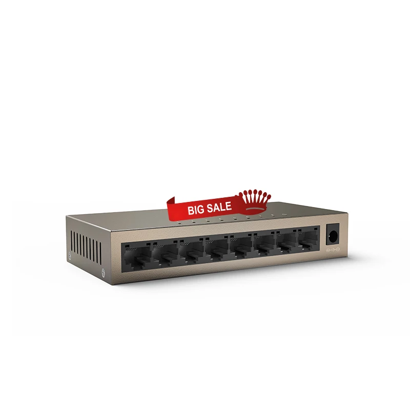GLTEG1008M 8 портов 10/100/1000Mpbs гигабитный Ethernet коммутатор сетевой авто MDI/MDIX Поддержка