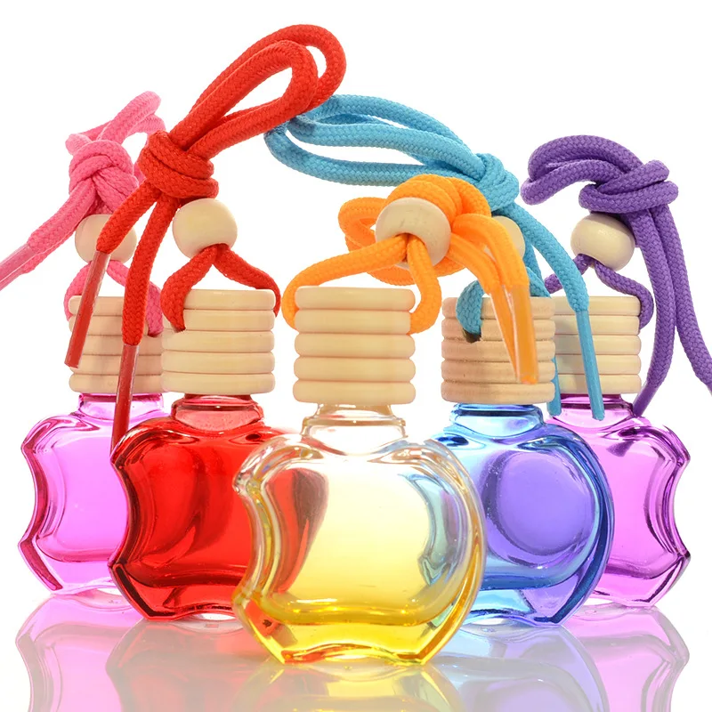 

10ml Apple Style Car Supplies Car Hanging Essential Oil Hanging Perfume Bottle 100PCS/LOT
