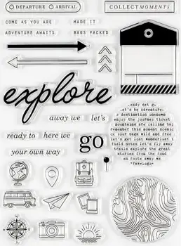 

English Clear Stamp Or stamp for DIY Scrapbooking/Card Making/Kids Fun Decoration Supplies A805