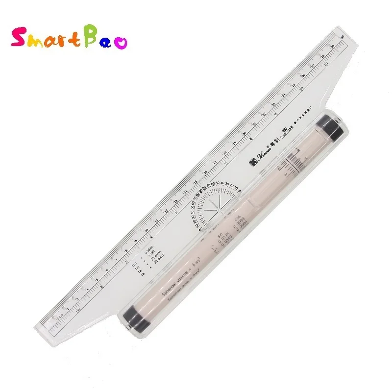 Пластиковая роликовая Линейка 30 см|parallel ruler|ruler foot |
