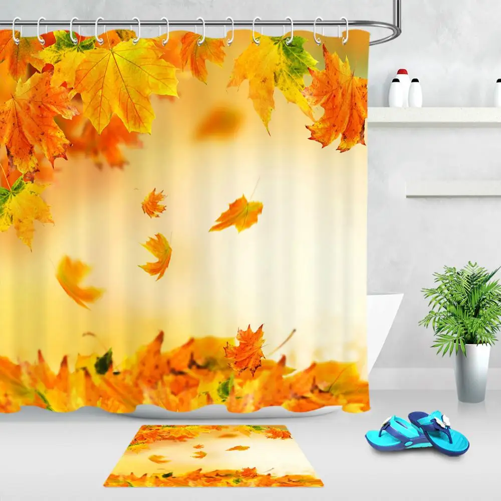 Rose Memory Style Design Bathroom Waterproof Fabric Custom Shower Curtain