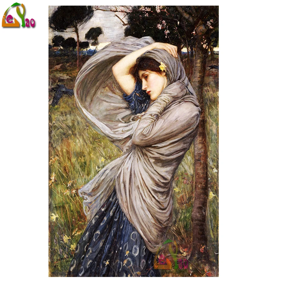 5D DIY Diamond Painting Famous Classical Painting Diamond Embroidery Retro Woman Full Square Round Drill Mosaic Home Decor