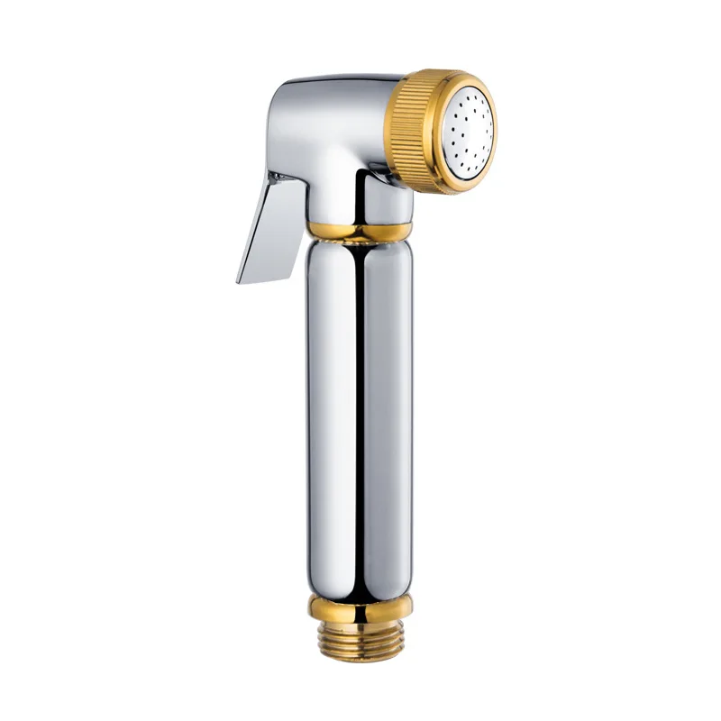 

Copper Golden Chamber Pot Spray Gun Northern European-Style Balcony Developing Supercharge Small Nozzle shattaf 101011CG