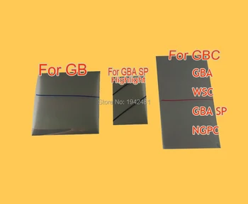 

For Gamboy GB for GBA SP Highlight for GBC GBA WSC GBA SP NGPC Backlit Screen Modify Part Polarized Polarizer Filter Film Sheet