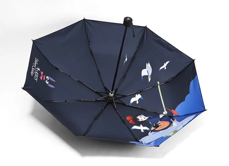 Аниме Хаяо Миядзаки Тоторо Хаул движущийся замок spirdidaway анти-УФ складной зонт от дождя и солнца Мультфильм ветрозащитный подарок косплей