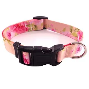 Removable Dog Collar Bohemia Style Adjustable Polyester Pet Necklace Loop for Small Big Dogs 