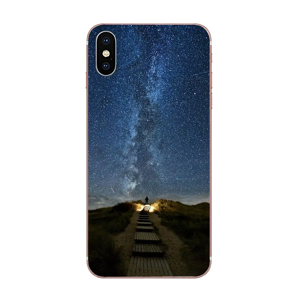 Звездное небо и приятные слова для huawei P7 P8 P9 P10 P20 P30 Lite Mini Plus Pro Y9 Prime P Smart Z 2018 2019 TPU